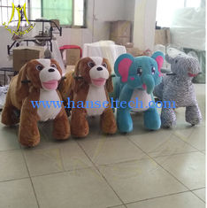 China Hansel hot selling amusement electric kids ride on motorized stuffed animals supplier
