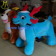 China Hansel plush motorized animals walking animal toys big ride toys supplier