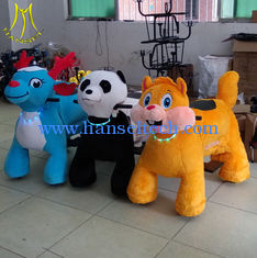 China Hansel  amusement ride  plush rocking scooter with music electronic toys for adults supplier