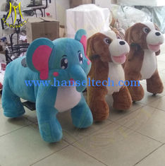 China Hansel amusement park playground games stuffed electric animal scooters supplier