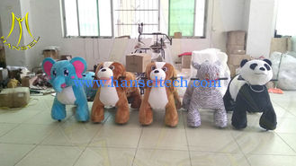 China Hansel amusement park playground electric plush motorized riding animals supplier