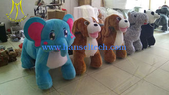 China Hansel amusement park electric toy animal plush motorcycle ride supplier
