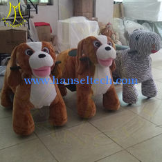 China Hansel amusement park battery walking coin operated animal toy rides supplier