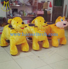 China Hansel wholesale kids indoor rides electric stuffed mountable animals supplier