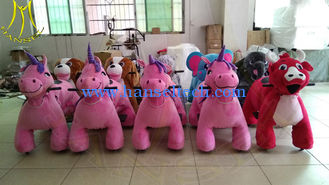 China Hansel safari zippy battery rides car animal stuffed kids ride on toy supplier