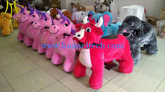 China Hansel amusement park indoor stuffed coin operated children ride on animal supplier