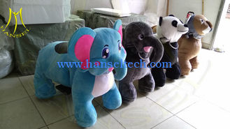 China Hansel game center equipment coin operated children rides on stuffed electric car supplier