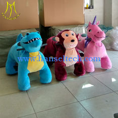 China Hansel   2018 commercial kids walking plush animales mountables electric for shopping mall supplier