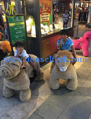 China Hansel  wholesale walking coin operated popular animal bike for mall walking animal toy animal scooter in mall supplier