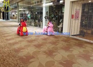 China Hansel 2018 commercial kids walking plush animales mountables indoor amusement park games supplier