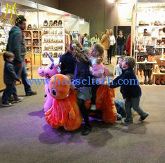 China Hansel amusement park games stuffed indoor zoo animals kiddie ride for sale supplier
