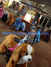 China Hansel 2018 amusement ridde battery operated electric riding horse machine stuffy animal amusement park equipment rides supplier
