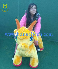 China Hansel indoor playground unicorn motorized plush animal electric scooter supplier