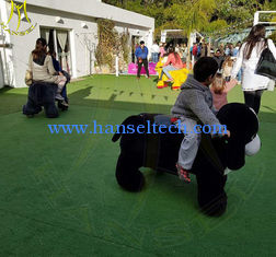 China Hansel 2018 zoo animals children park products walking plush animal ride supplier
