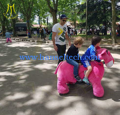 China Hansel commercial walking animal toy ride electric animal for park supplier
