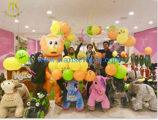China Hansel funfair moving coin operated children ride on car for shopping mall supplier