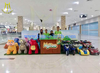 China Hansel fast profits happy rides on animal spring riders plush motorized animals supplier