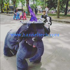 China Hansel amusement park plush animal design electric animal scooter for mall supplier