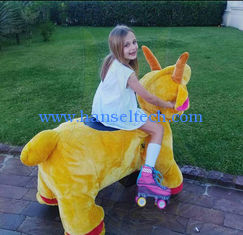 China Hansel amusement park stuffed children rides for sale mall ride on toys supplier