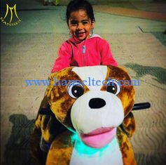 China Hansel amusement park walking indoor plush motorized riding animals supplier