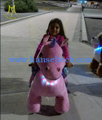 China Hansel amusement children walking stuffed animals coin operated rides supplier