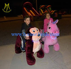 China Hansel amusement outdoor games electric plush motorized animals supplier