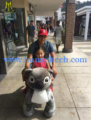 China Hansel  indoor amusement park battery powered plush animal electronic scooter supplier