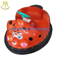 China Hansel kids outdoor amusement park for sales plastic bumper car 24 volt ride on car supplier