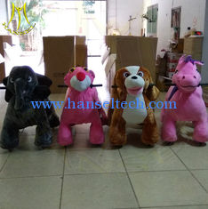 China Hansel  battery operated moving walking animal kids ride on animal for sale supplier