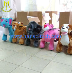 China Hansel amusement park stuffed battery animal kids electric rides on animal supplier