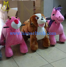 China Hansel amusement park outdoor playground Motorized Plush Riding Animals supplier