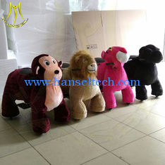 China Hansel amusement outdoor playground stuffed coin operated children rides car supplier
