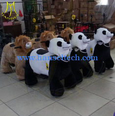 China Hansel amusement park coin operated games plush electric motorized animals supplier