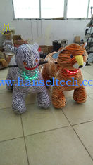 China Hansel fast profits battery operated zoo animal toys walking animal scooter ride theme park equipment for sale supplier