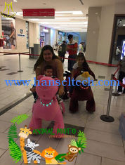 China Hansel  kiddy rides walking animal playground dinosaur riding toys for child supplier