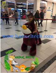 China Hansel wholesale battery powered animal toy ride  for mall  electric animal horse toys safari rides supplier
