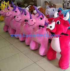 China Hansel amusement park indoor electronic walkingkids plush animals supplier