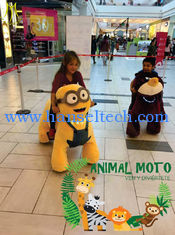 China Hansel  Chritstmas coin operated animal walking toys walking ride on mall supplier