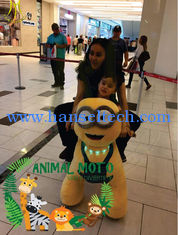China Hansel christmas deer electric ride on animals plush motorized animals battery cars supplier