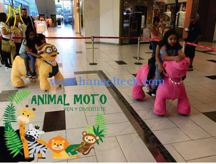 China Hansel high quality  latest coin operated electrical animal toy car for mall supplier