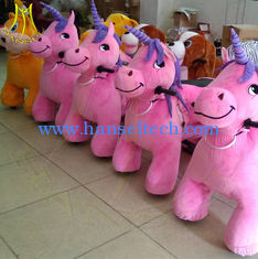 China Hansel shopping mall electric mountable plush motorized animal for sale supplier