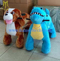 China Hansel  battery operated plush rideable dinosaur toy kiddy ride coin electric ride for indoor supplier