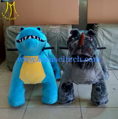 China Hansel electric rideable animal in mall and kids ride on animals amusement park games plush  stuffed  animal supplier