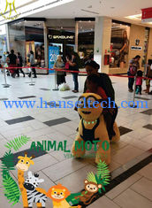 China Hansel  hot-selling kids plush riding animals plush riding motorized animals supplier