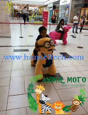 China Hansel children plush battery operated zoo animal electric scooters supplier