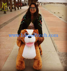 China Hansel  wholesale battery plush electric ride on unicorn plush animal electric scooter for adults supplier