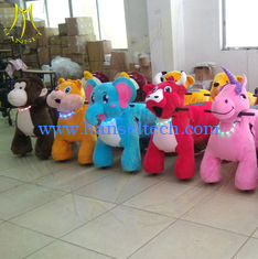 China Hansel hot selling stuffed electric children play game coin operated rides supplier