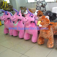 China Hansel children funfair plush battery operated electric ride on stuffed animals supplier