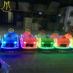 China Hansel colorful light plastic battery operated kids bumper cars supplier