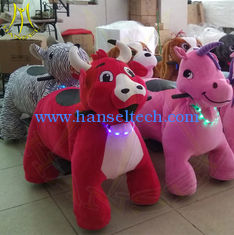 China Hansel amusement coin stuffed electric animals children toy car for kids supplier